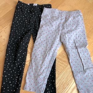 2 pairs of girls 4T gap leggings